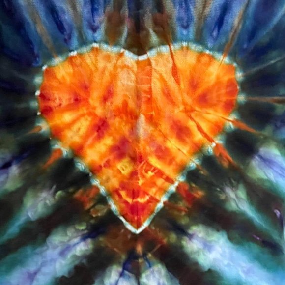 tie dye apron made by me- o/s - Picture 2 of 2